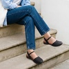 image:imageDREAM PAIRS Womens Closed Toe Sandals Arch Support Comfort Cork Footbed Flat Sandals Summer ShoesBlack