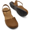 image:imageDREAM PAIRS Womens Closed Toe Sandals Arch Support Comfort Cork Footbed Flat Sandals Summer ShoesBrown