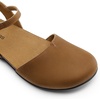 image:imageDREAM PAIRS Womens Closed Toe Sandals Arch Support Comfort Cork Footbed Flat Sandals Summer ShoesBrown