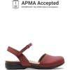 image:imageDREAM PAIRS Womens Closed Toe Sandals Arch Support Comfort Cork Footbed Flat Sandals Summer ShoesBurgundy