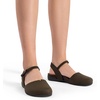 image:imageDREAM PAIRS Womens Closed Toe Sandals Arch Support Comfort Cork Footbed Flat Sandals Summer ShoesDark Brown