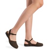 image:imageDREAM PAIRS Womens Closed Toe Sandals Arch Support Comfort Cork Footbed Flat Sandals Summer ShoesDark Brown