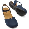 image:imageDREAM PAIRS Womens Closed Toe Sandals Arch Support Comfort Cork Footbed Flat Sandals Summer ShoesNavy