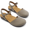 image:imageDREAM PAIRS Womens Closed Toe Sandals Arch Support Comfort Cork Footbed Flat Sandals Summer ShoesTaupe