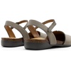 image:imageDREAM PAIRS Womens Closed Toe Sandals Arch Support Comfort Cork Footbed Flat Sandals Summer ShoesTaupe