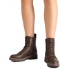 image:imageDREAM PAIRS Womens Combat Ankle Boots Lace up Lug Sole Fashion Booties ShoesBrown