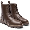 image:imageDREAM PAIRS Womens Combat Ankle Boots Lace up Lug Sole Fashion Booties ShoesBrown
