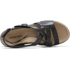 image:imageDREAM PAIRS Womens Comfortable Arch Support Wedge Sandals Open Toe Summer Walking ShoeBlack