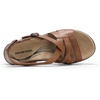 image:imageDREAM PAIRS Womens Comfortable Arch Support Wedge Sandals Open Toe Summer Walking ShoeBrown