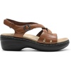 image:imageDREAM PAIRS Womens Comfortable Arch Support Wedge Sandals Open Toe Summer Walking ShoeBrown