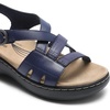 image:imageDREAM PAIRS Womens Comfortable Arch Support Wedge Sandals Open Toe Summer Walking ShoeNavy
