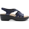 image:imageDREAM PAIRS Womens Comfortable Arch Support Wedge Sandals Open Toe Summer Walking ShoeNavy