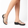 image:imageDREAM PAIRS Womens Comfortable Arch Support Wedge Sandals Open Toe Summer Walking ShoeNude