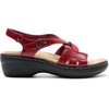 image:imageDREAM PAIRS Womens Comfortable Arch Support Wedge Sandals Open Toe Summer Walking ShoeRed