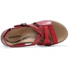 image:imageDREAM PAIRS Womens Comfortable Arch Support Wedge Sandals Open Toe Summer Walking ShoeRed