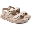 image:imageDREAM PAIRS Womens Comfortable Open Toe Flat Sandals Fashion One Band Summer Dessy SandalsBeigepu