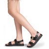 image:imageDREAM PAIRS Womens Comfortable Open Toe Flat Sandals Fashion One Band Summer Dessy SandalsBlack