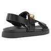 image:imageDREAM PAIRS Womens Comfortable Open Toe Flat Sandals Fashion One Band Summer Dessy SandalsBlack
