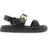 image:imageDREAM PAIRS Womens Comfortable Open Toe Flat Sandals Fashion One Band Summer Dessy SandalsBlack
