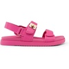 image:imageDREAM PAIRS Womens Comfortable Open Toe Flat Sandals Fashion One Band Summer Dessy SandalsHot Pink