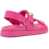 image:imageDREAM PAIRS Womens Comfortable Open Toe Flat Sandals Fashion One Band Summer Dessy SandalsHot Pink