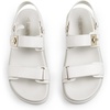 image:imageDREAM PAIRS Womens Comfortable Open Toe Flat Sandals Fashion One Band Summer Dessy SandalsWhite