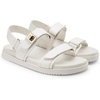 image:imageDREAM PAIRS Womens Comfortable Open Toe Flat Sandals Fashion One Band Summer Dessy SandalsWhite