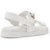image:imageDREAM PAIRS Womens Comfortable Open Toe Flat Sandals Fashion One Band Summer Dessy SandalsWhite