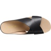 image:imageDREAM PAIRS Womens Cork Slide Sandals Slip On Open Toe Cute Platform Cross Flat Sandals For SummerBlackPu