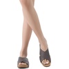 image:imageDREAM PAIRS Womens Cork Slide Sandals Slip On Open Toe Cute Platform Cross Flat Sandals For SummerBrownPu
