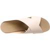 image:imageDREAM PAIRS Womens Cork Slide Sandals Slip On Open Toe Cute Platform Cross Flat Sandals For SummerPinkPu