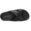 image:imageDREAM PAIRS Womens Crisscross Open Toe Slide Sandals Flat Comfort Slip on SandalsBlack