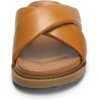 image:imageDREAM PAIRS Womens Crisscross Open Toe Slide Sandals Flat Comfort Slip on SandalsBrown
