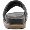 image:imageDREAM PAIRS Womens Crisscross Open Toe Slide Sandals Flat Comfort Slip on SandalsGreypu