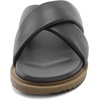 image:imageDREAM PAIRS Womens Crisscross Open Toe Slide Sandals Flat Comfort Slip on SandalsGreypu