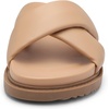 image:imageDREAM PAIRS Womens Crisscross Open Toe Slide Sandals Flat Comfort Slip on SandalsNude
