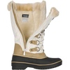 image:imageDREAM PAIRS Womens DP Warm Faux Fur Lined Mid Calf Winter Snow BootsBeigeWhite
