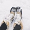image:imageDREAM PAIRS Womens DP Warm Faux Fur Lined Mid Calf Winter Snow BootsBeigeWhite