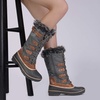 image:imageDREAM PAIRS Womens DP Warm Faux Fur Lined Mid Calf Winter Snow BootsKhaki