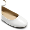 image:imageDREAM PAIRS Womens Dressy Ballet Flats Shoes Round Toe Comfortable Ankle Strap Patent Ballerina Flats ShoesWhite