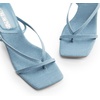 image:imageDREAM PAIRS Womens Dressy Kitten Heel Sandals Sylvestra Strappy Open Square Toe Heels with Ankle Strap for Wedding Guest Parties and Special OccasionsDenim Blue