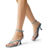 image:imageDREAM PAIRS Womens Dressy Kitten Heel Sandals Sylvestra Strappy Open Square Toe Heels with Ankle Strap for Wedding Guest Parties and Special OccasionsDenim Blue