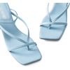image:imageDREAM PAIRS Womens Dressy Kitten Heel Sandals Sylvestra Strappy Open Square Toe Heels with Ankle Strap for Wedding Guest Parties and Special OccasionsLight Blue