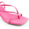 image:imageDREAM PAIRS Womens Dressy Kitten Heel Sandals Sylvestra Strappy Open Square Toe Heels with Ankle Strap for Wedding Guest Parties and Special OccasionsHot Pinkpu
