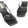 image:imageDREAM PAIRS Womens Dressy Kitten Heel Sandals Sylvestra Strappy Open Square Toe Heels with Ankle Strap for Wedding Guest Parties and Special OccasionsBlackpu