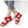 image:imageDREAM PAIRS Womens Elastic Ankle Strap Flat Sandals Summer Dressy Shoes Cute Strappy Gladiator SandalsRed
