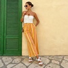 image:imageDREAM PAIRS Womens Elastic Ankle Strap Flat Sandals Summer Dressy Shoes Cute Strappy Gladiator SandalsWhite