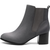 image:imageDREAM PAIRS Womens Elastic Gore Chelsea Boots Chunky Block Heel Ankle BootieGrey