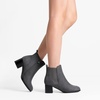image:imageDREAM PAIRS Womens Elastic Gore Chelsea Boots Chunky Block Heel Ankle BootieGrey
