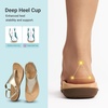 image:imageDREAM PAIRS Womens Flat Sandals Arch Support Orthopedic Comfortable Soft Cushion Summer TStrap Walking Thong SandalsGoldpu